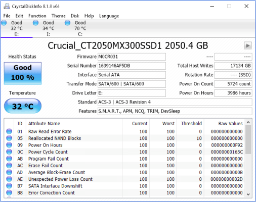 Crystaldiskinfo