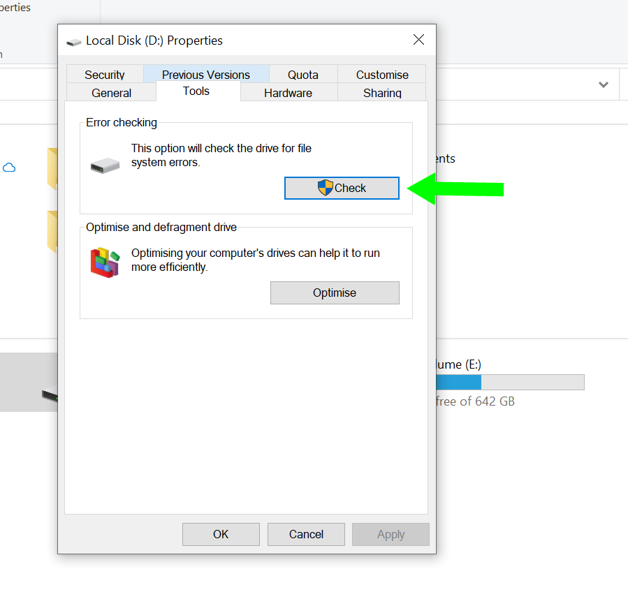 Pengecekan CHKDSK 02
