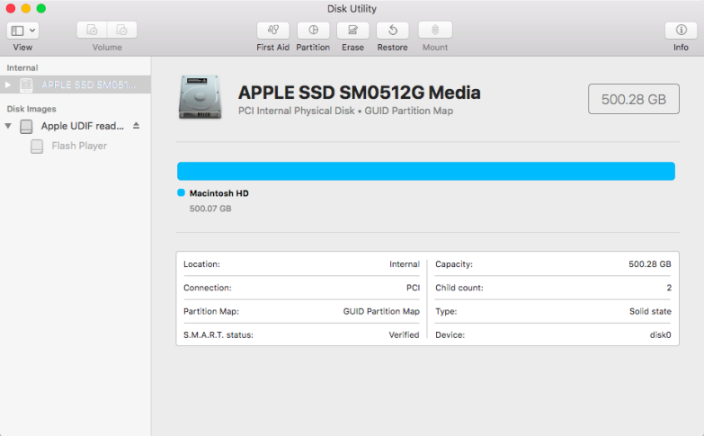 Disk Utility Mac